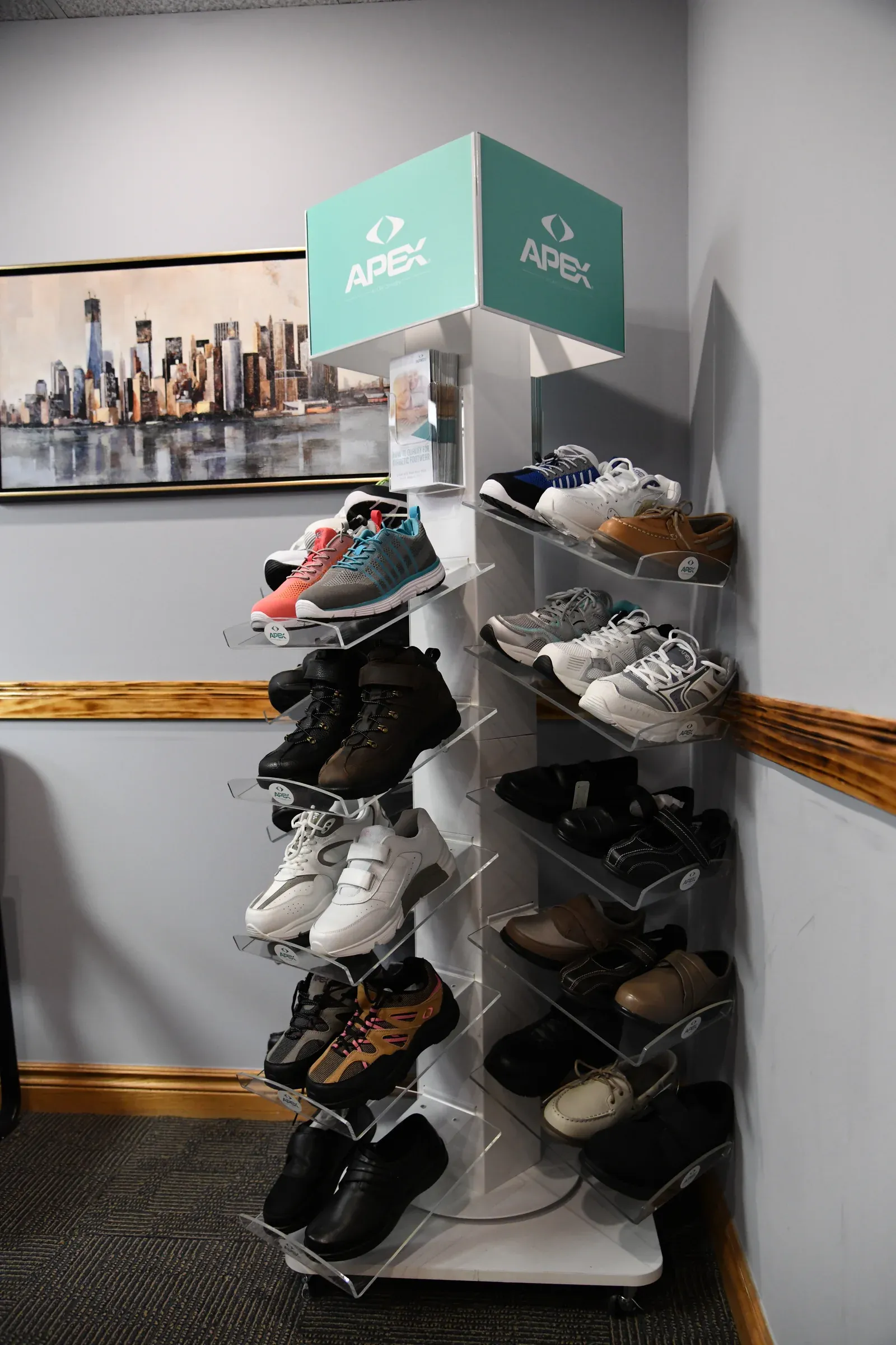 Orthopedic footwear selection at Physiotrust